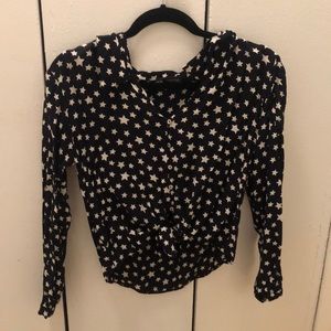 Zara blouse with stars
